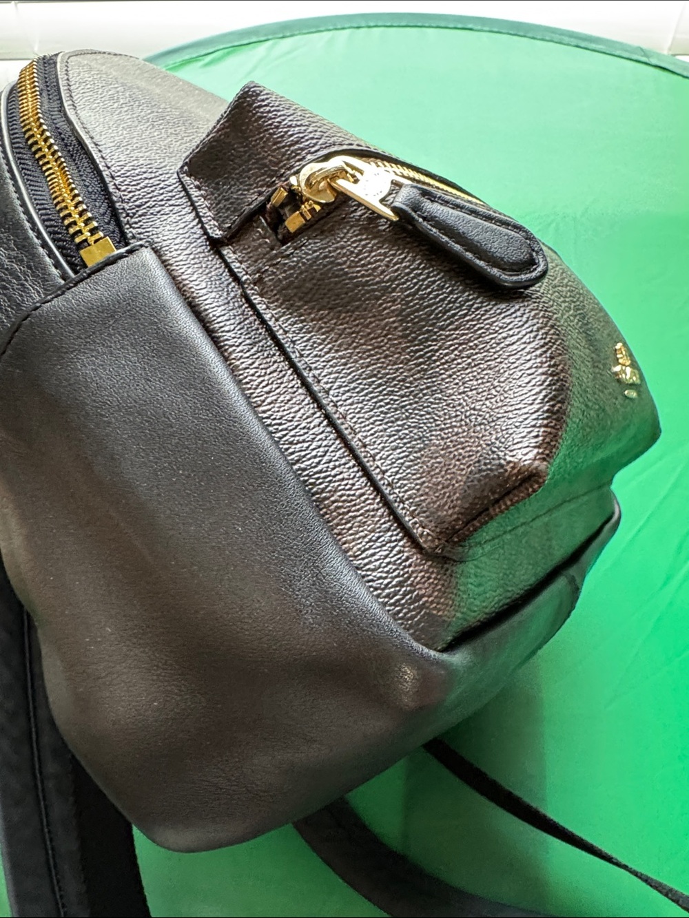 Coach Dark Brown Signature Mini Backpack 🎒 LIKE NEW!!! - Picture 6 of 13